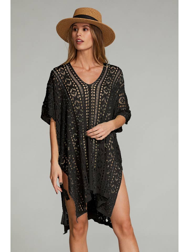 Miss Sparkling - Wholesale Swim Cover Up - Women's - Crochet Swim Cover-Up