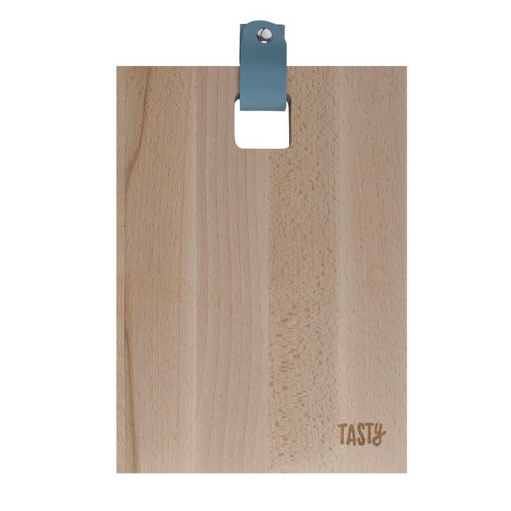 Zenker - Wholesale Cutting Board - Rectangular wooden cutting board 25 x 18 cm Tasty Green5