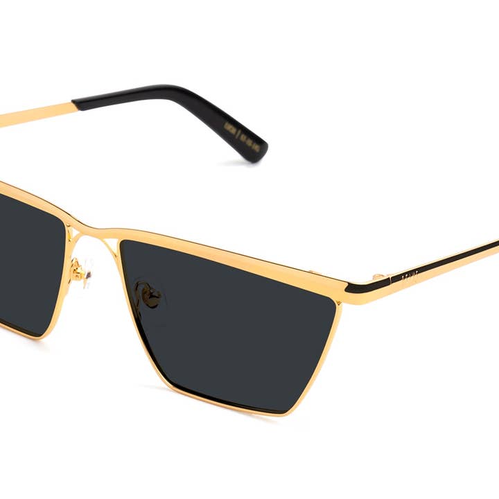 Occhiali da sole 9FIVE Lucia neri e oro 24 carati per la vendita all'ingrosso da parte di 9FIVE