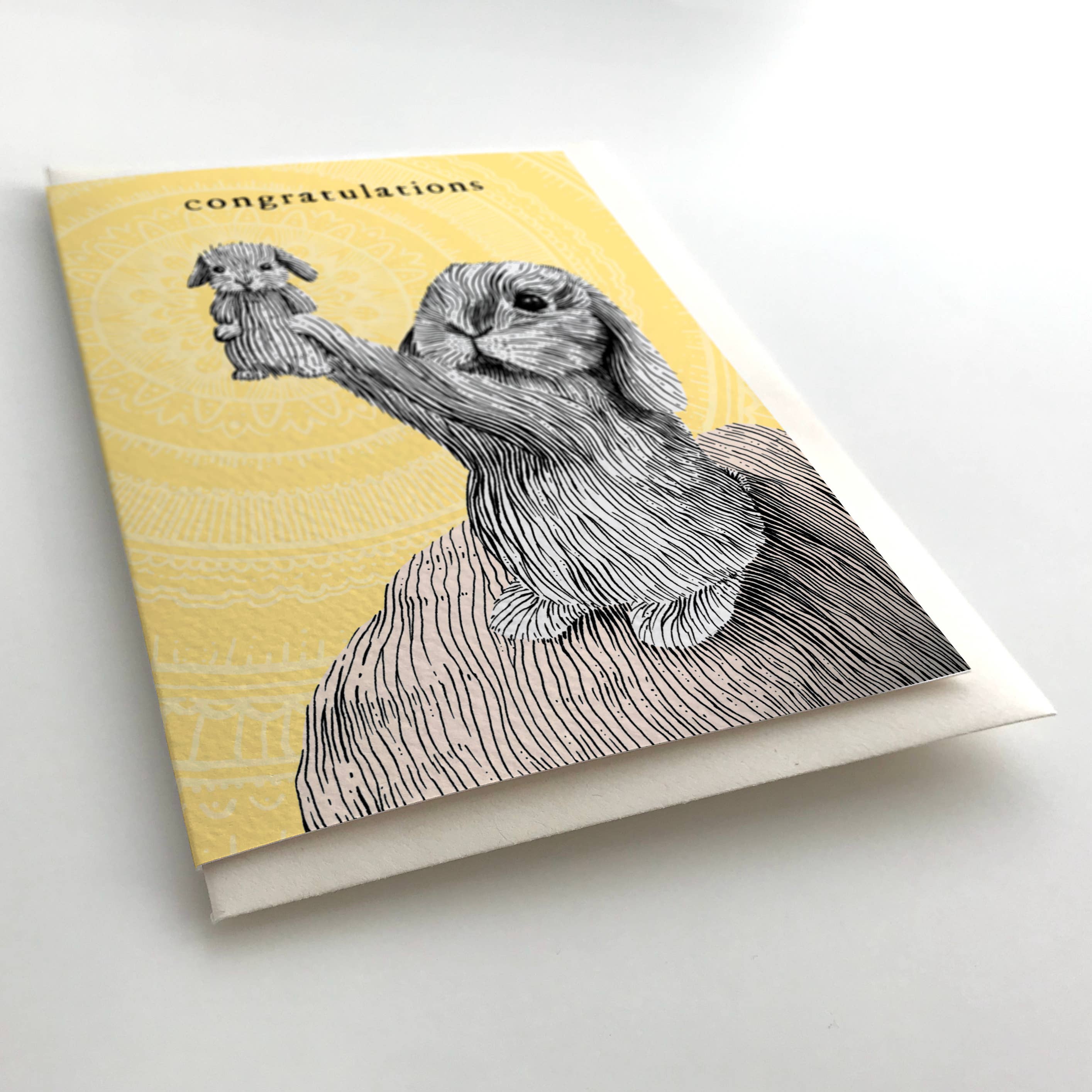 Oliver Stockley - Wholesale Congratulations Card - Bunny King Congratulations Card3