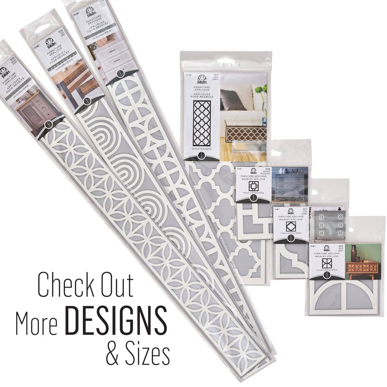 Plaid Crafts - Wholesale Decorative Panel - FolkArt ® Furniture Applique - Classic9