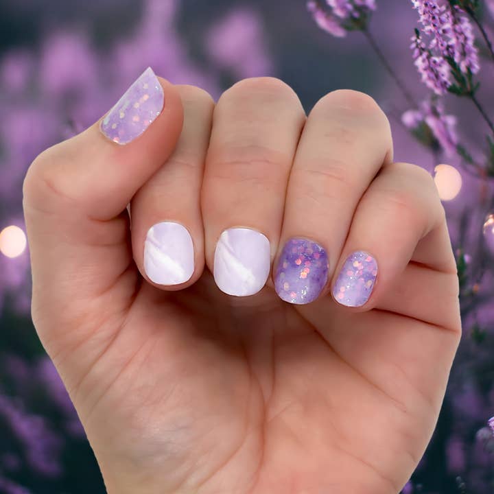 Salted Avenue - Wholesale Nail Art/Decal - Nail Wrap - Lavender Haze1