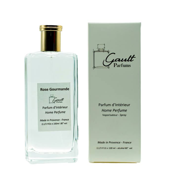 Parfum d'intérieur Rose Gourmande 100 ml pour la vente par GAULT PARFUMS