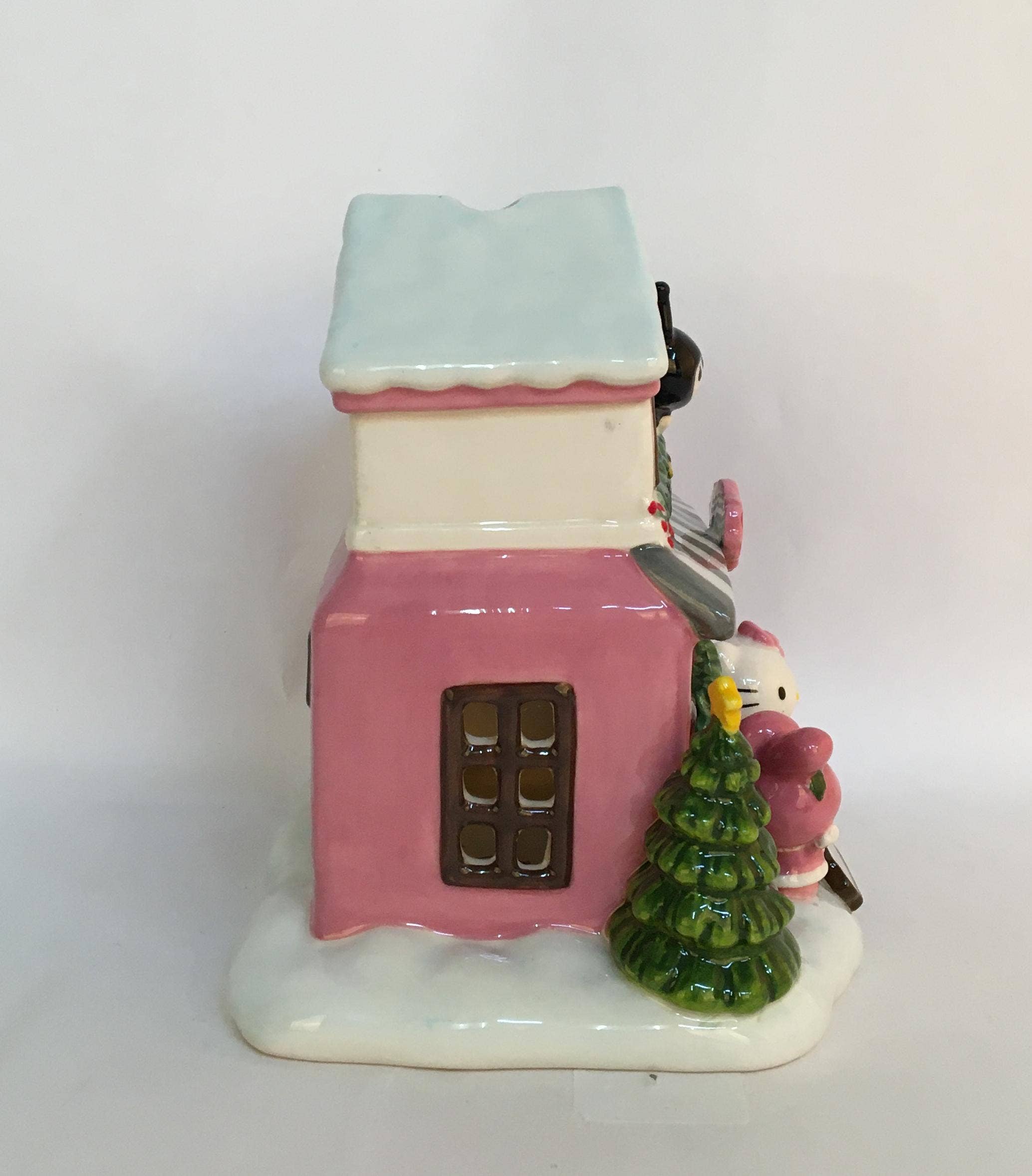 Blue Sky Clayworks - Wholesale Christmas Decoration - Kuromi's Mischievous Mistletoe Candle House
3