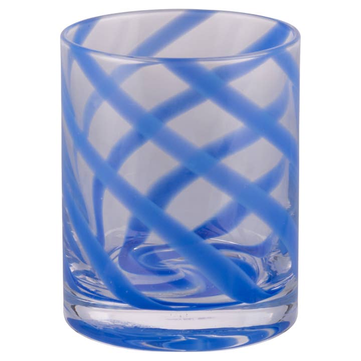 VdE Tivoli 1996 - Wholesale Drinking Glass/Cup - VERTIGO SET OF 6 BLUE WATER GLASSES 340ML2