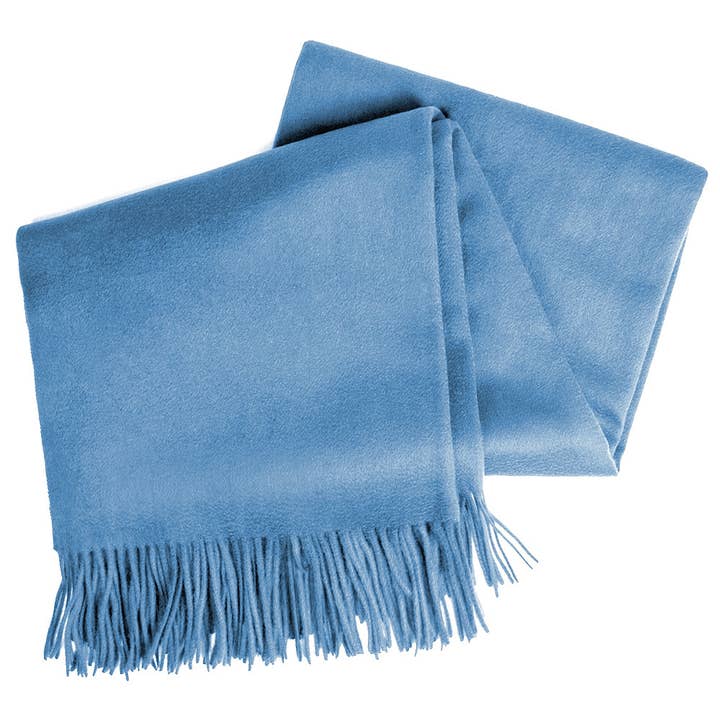 STP - Wholesale Throw Blanket - Carolina Blue Camel Wool Throw Blanket