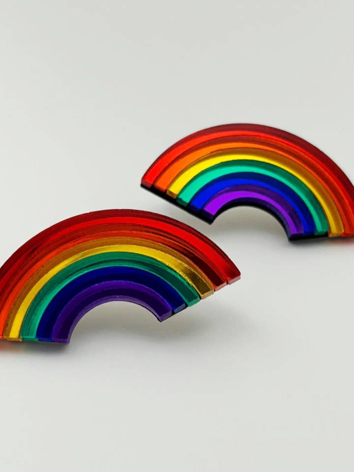Orecchini Arcobaleno per la vendita all'ingrosso da parte di LadyRockCreaciones