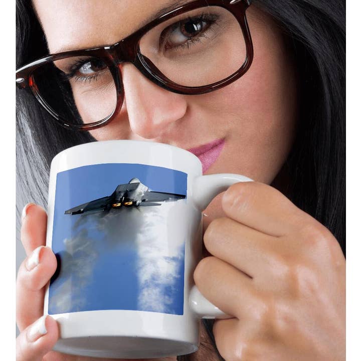 3dRose - Wholesale Coffee Mug - 3dRose, US Raptor Plane, Mug9