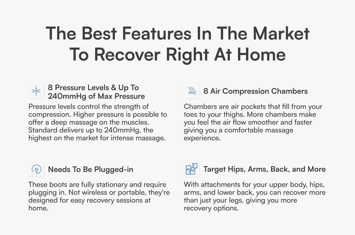 Endurance Lab - Wholesale Fitness Equipment - Standard Compression System – Elite Plug-In Compression Recovery by Aerify3