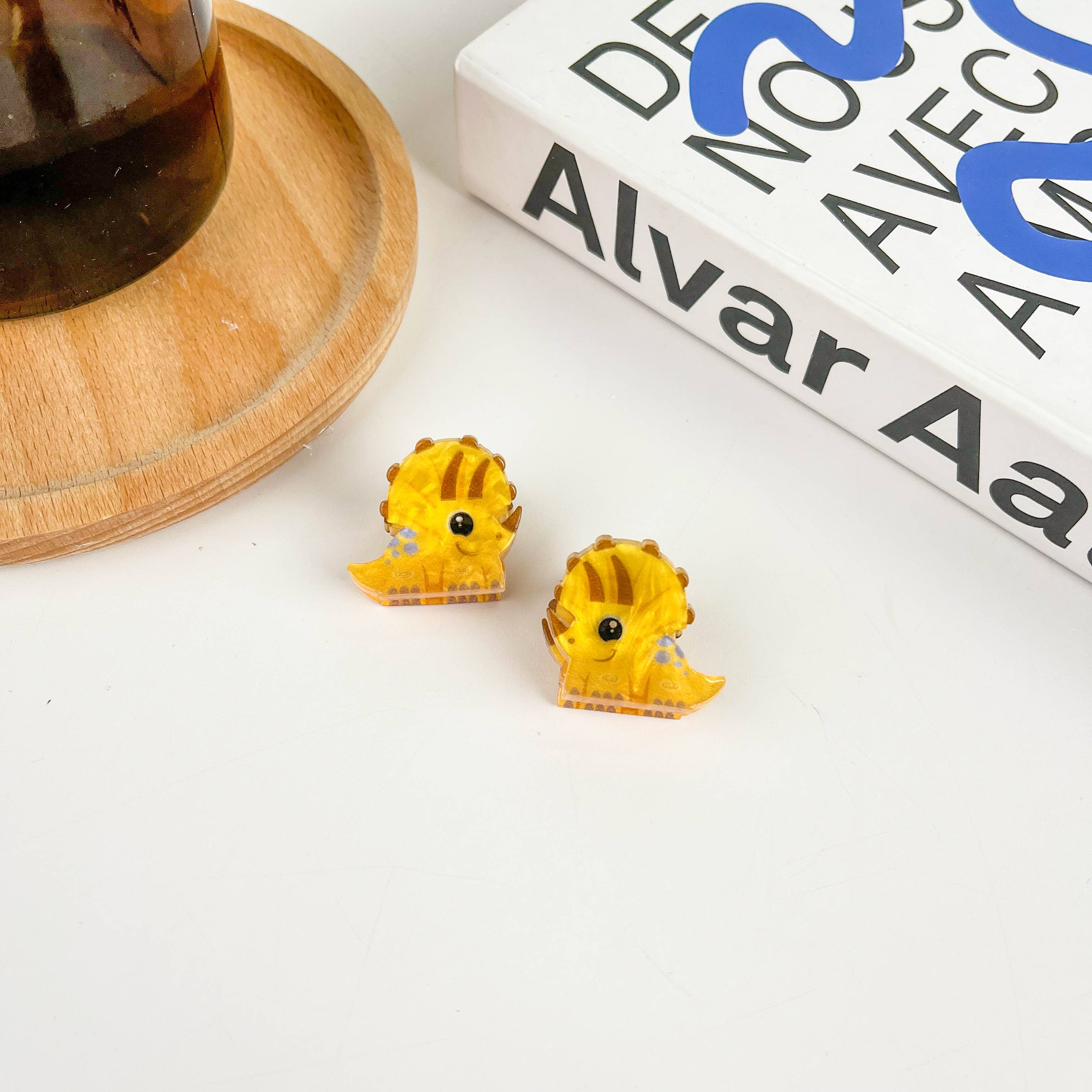 TheDivaSoap – Engroshandel Hårspænde - Dame – 2 stk Dinosaur Series Lille kloklemme, Mini Hårklip7