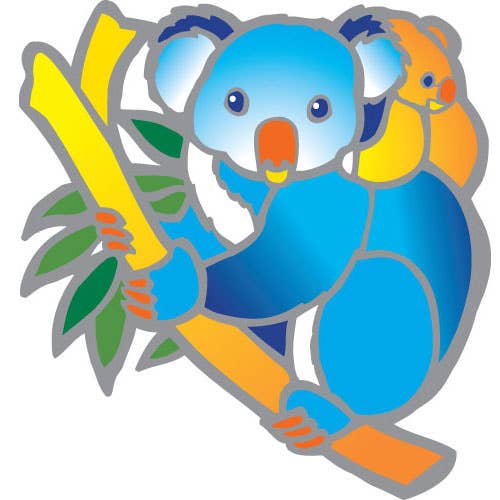 Suncatcher Koala pour la vente par Illumination Mandalas