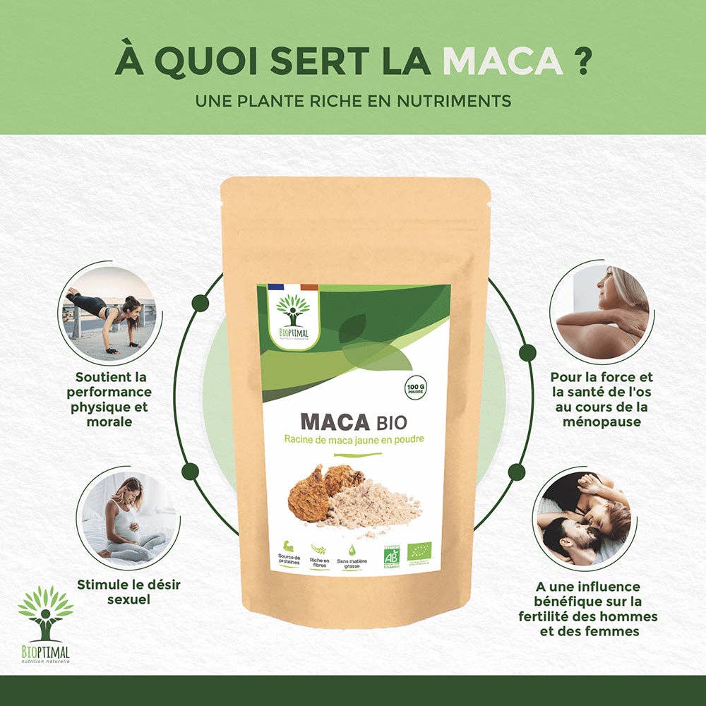 Bioptimal – Großhandel Protein-/Superfood-Pulver – Bio-Maca-Pulver - Bioptimal2