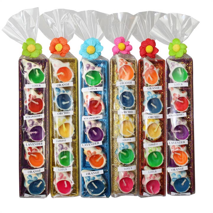 Little Ceramic Elephant Candles - WNM072 for wholesale by World Buyers