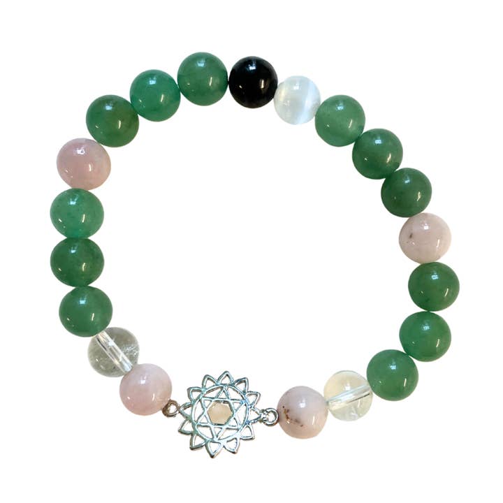Heart Chakra Bead Bracelet | 8mm for wholesale by The Crystal Garden