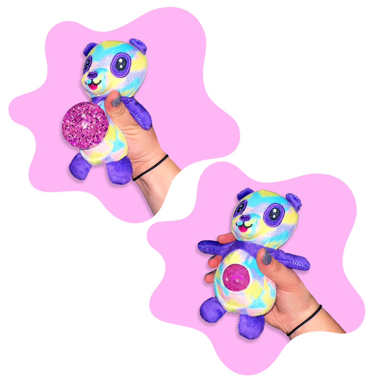 Novelty Brands - Wholesale Stuffed/Plush Toy - Kids & Baby - Belly Popz Squeeze Plush Stress Toy Assortment - 12/Display3