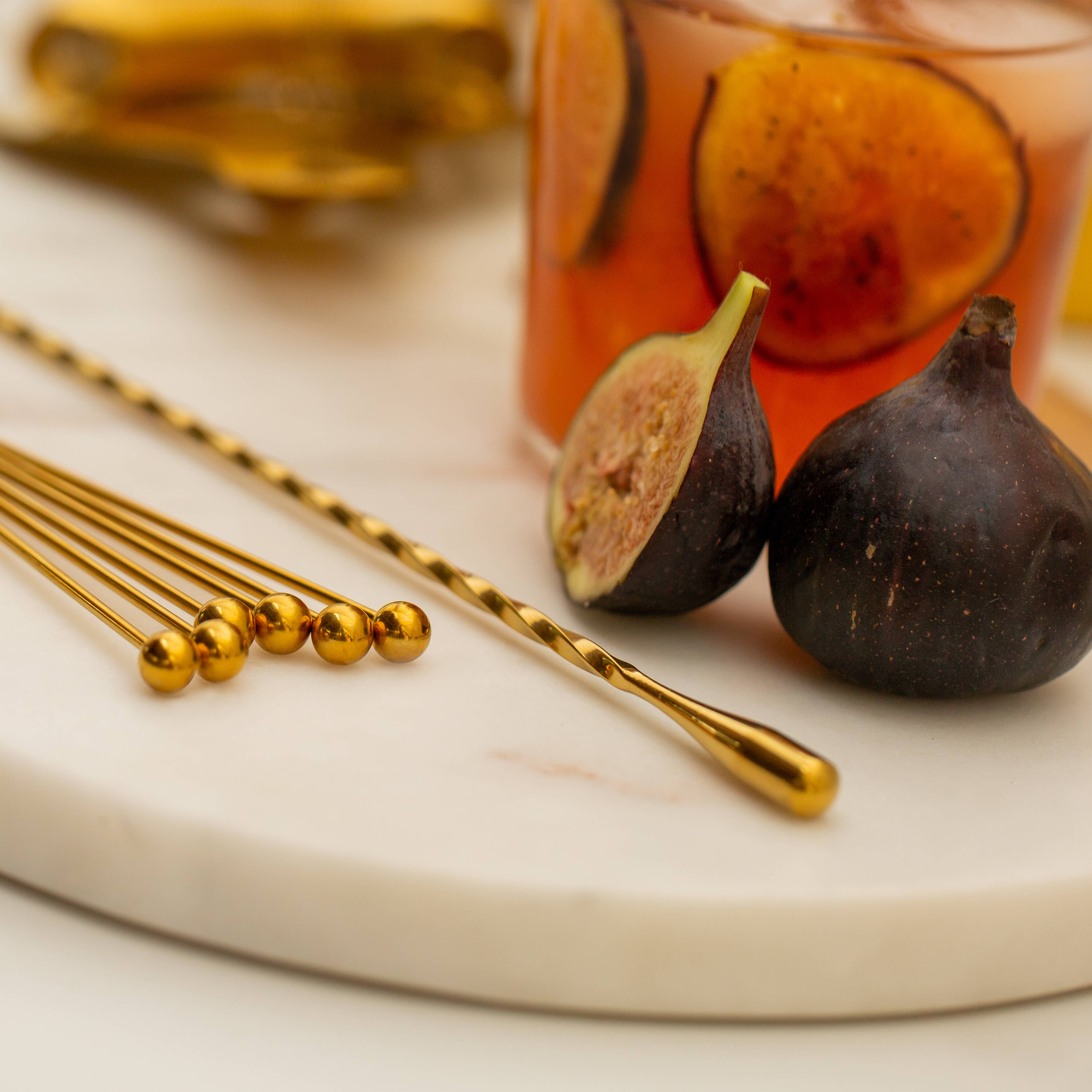 A Bar Above – wholesale Bar tool – Craft Bar Set/Mixologist Cocktail Kit, Gold (14 Piece)5