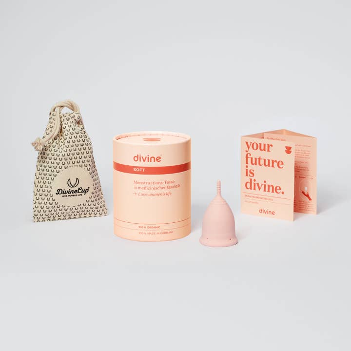 Divine – Großhandel Menstruationstassen – Menstruationstasse divine I Soft I Pretty in Pink1