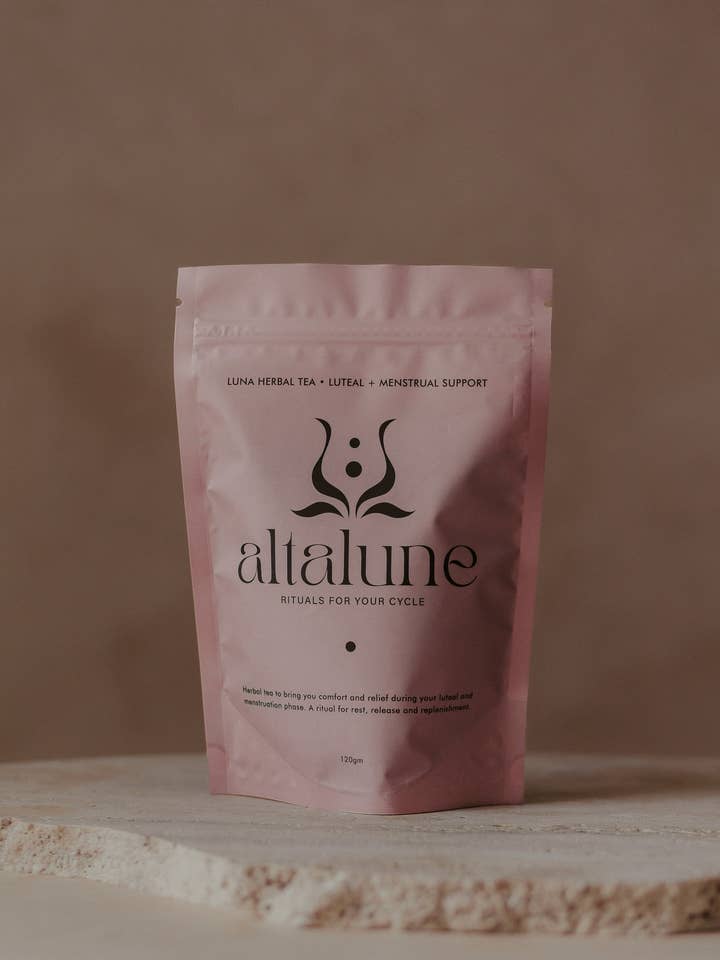 Luna Tisane • Soutien Lutéal & Menstruation pour la vente par Altalune