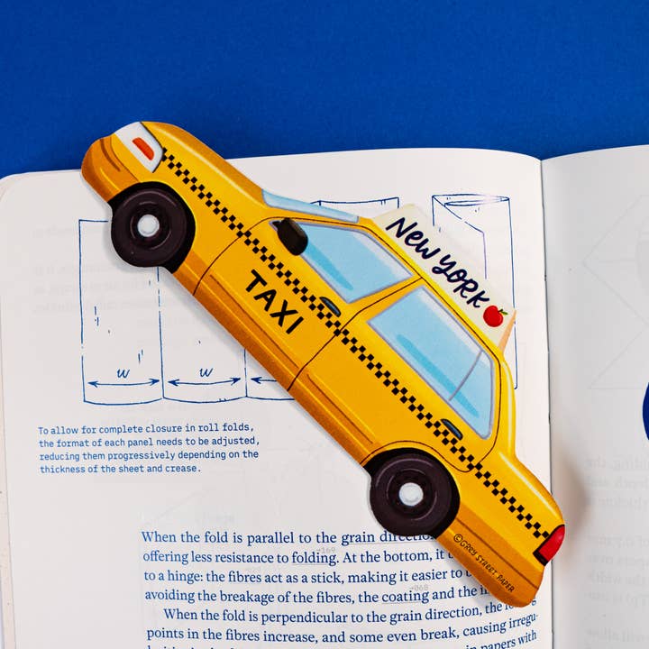 Notizbuch „New York Taxi“, gestanzt für den Großhandel von Grey Street Paper