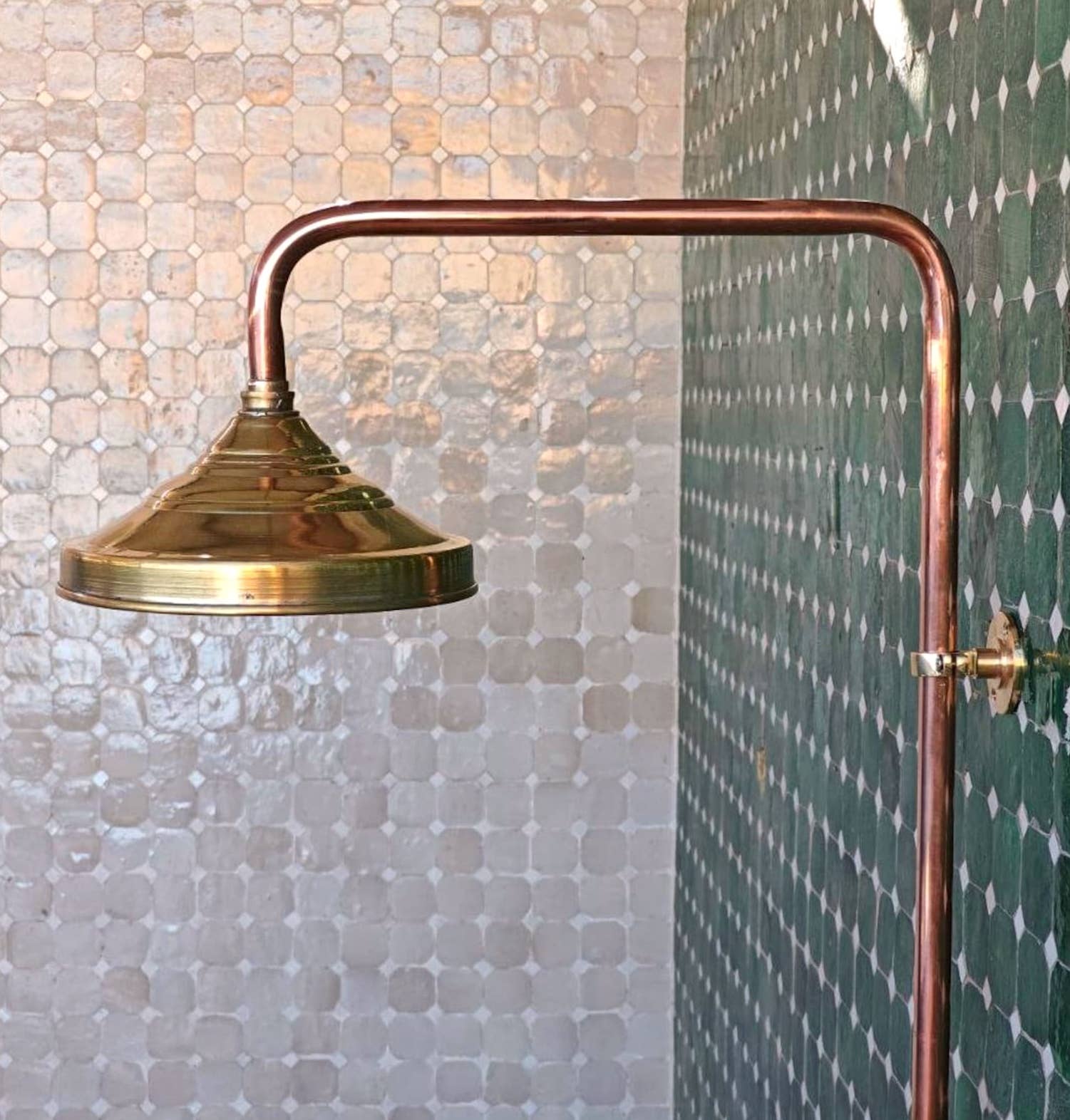 Terracotta Design LTD – Engroshandel Brusehoved – Marokkansk Premium Messingbruser med Håndbruser og Brusehoved4