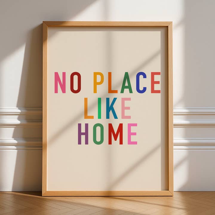 No Place Like Home Print for wholesale by Printro