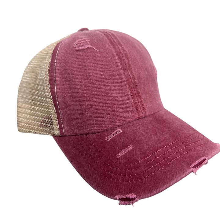 Designed To Flaunt - Wholesale Ponytail Cap - Women's - Kansas City VS Everybody Women's Criss Cross Hat