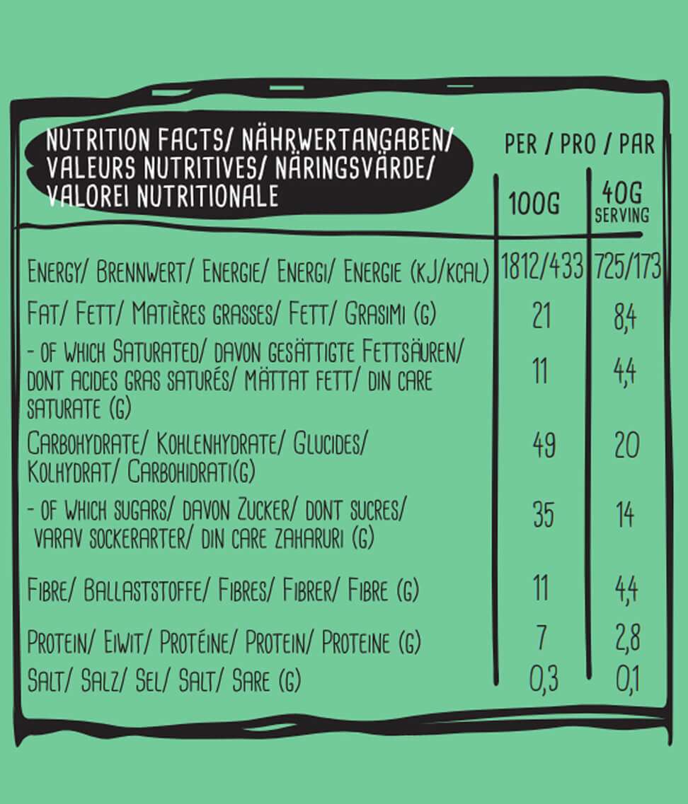 Smart Organic - Wholesale Cookie - Cookie Dates & Almond, Bio, Rookies, 40g5