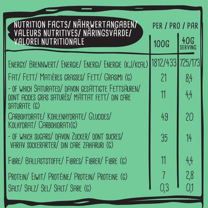 Smart Organic - Wholesale Cookie - Cookie Dates & Almond, Bio, Rookies, 40g5