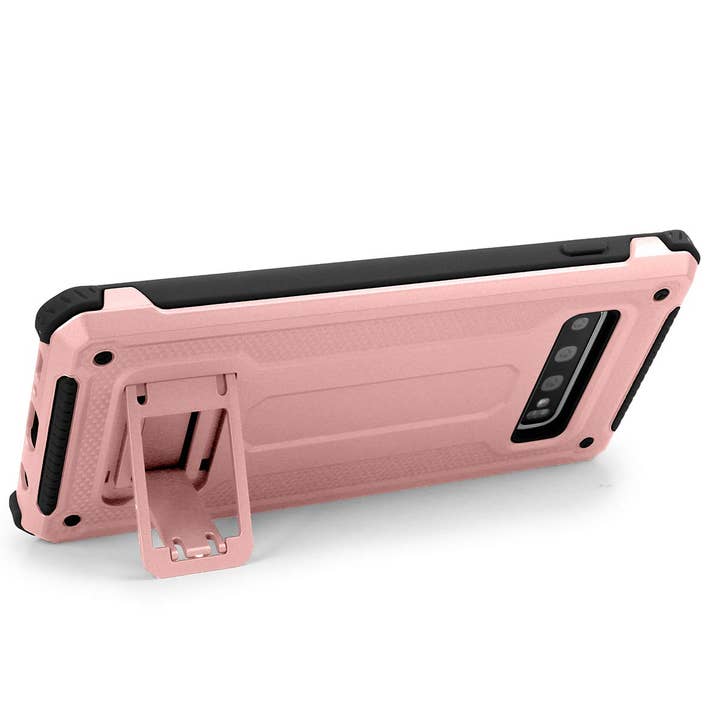 AICase - Wholesale Phone Case - Men's - Samsung Galaxy S10/S10+/S10e Dual Layer Hybrid Defender Hard PC + Soft TPU Bumper Shockproof with Built-in Kickstand3