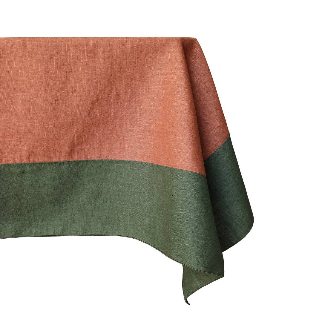 Giardino Segreto - Vendita all'ingrosso Tovaglie - Tovaglia in puro lino BICOLOR2