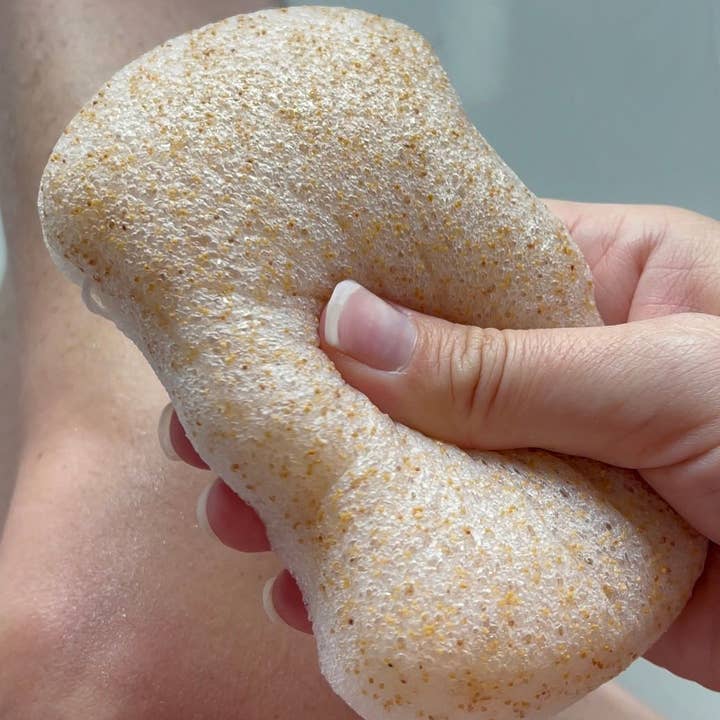 Wildpier Beauty - Wholesale Bath Pouf/Sponge - Wildpier™️ Walnut Konjac Body Sponge2