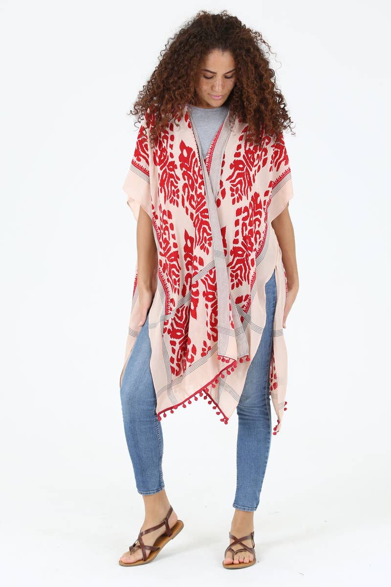 ANGIE - Vendita all'ingrosso Kimono - Donna - X2W48-BR965