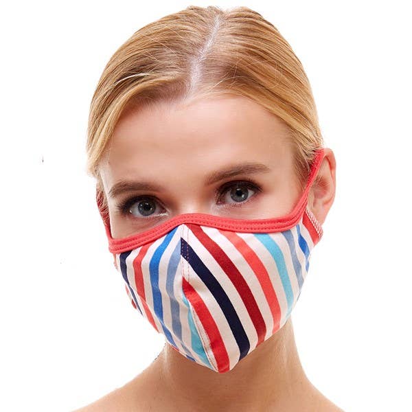 MILEY + MOLLY - Wholesale Protective Face Mask/Shield - Made in USA Face Masks With Design Print Reusable Cloth Mask2