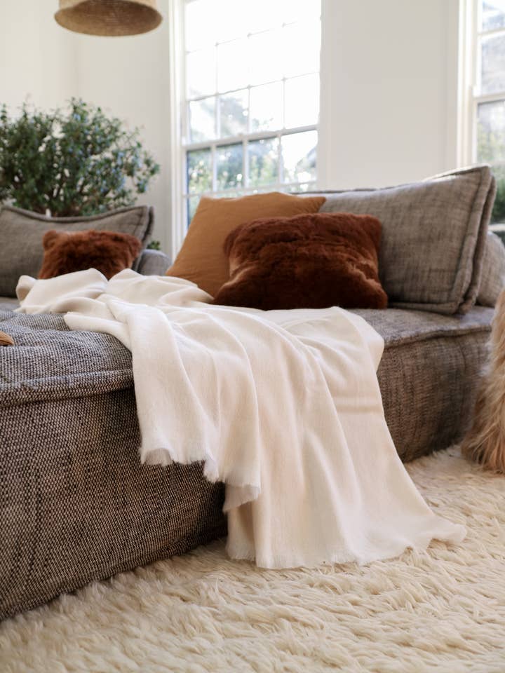 Classic Alpaca Large Throw for wholesale by La Sierra - Alpaca Fashion + Homewares