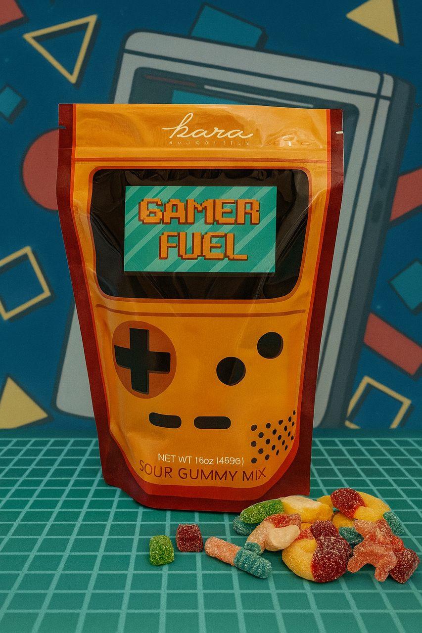 Kara Chocolates - Wholesale Gummy - Gamer Fuel Assorted Gummy Pouch 16 ounces 3