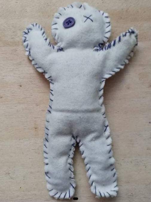 Poupée de poppet d'argent pour la vente par Kanaska