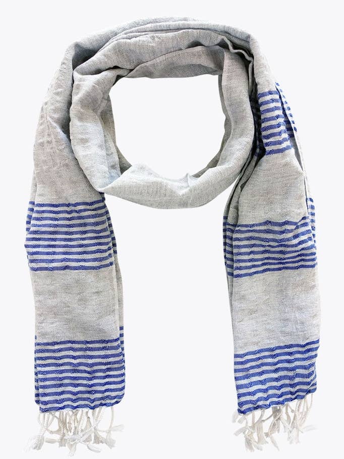 City blue krama for wholesale by Krama Krama