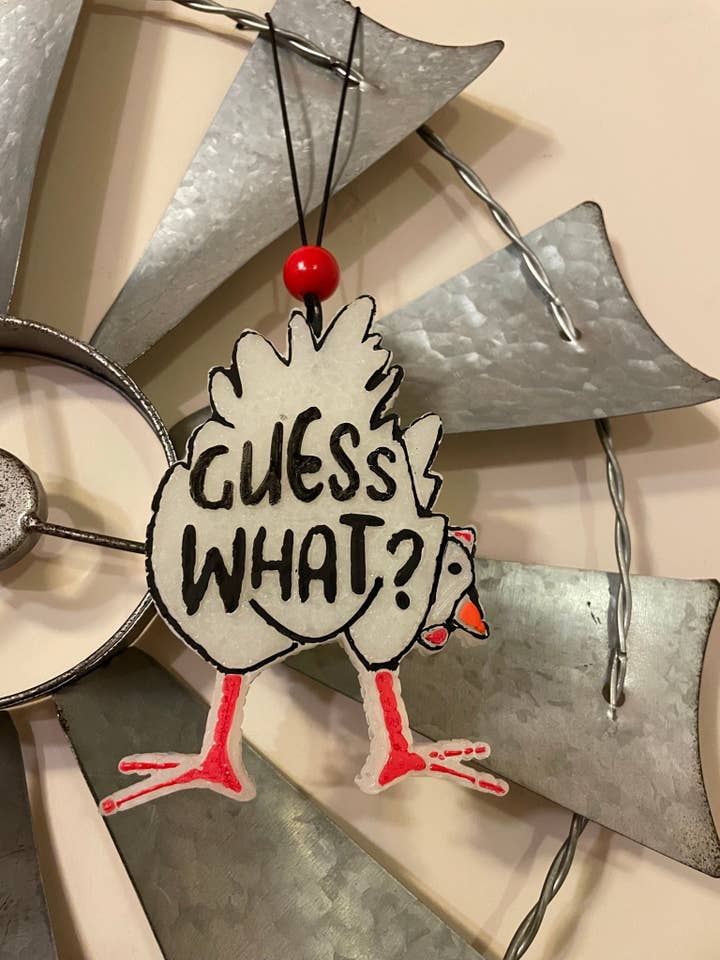 Chicken Car Freshie for wholesale by Kaits freshie barn