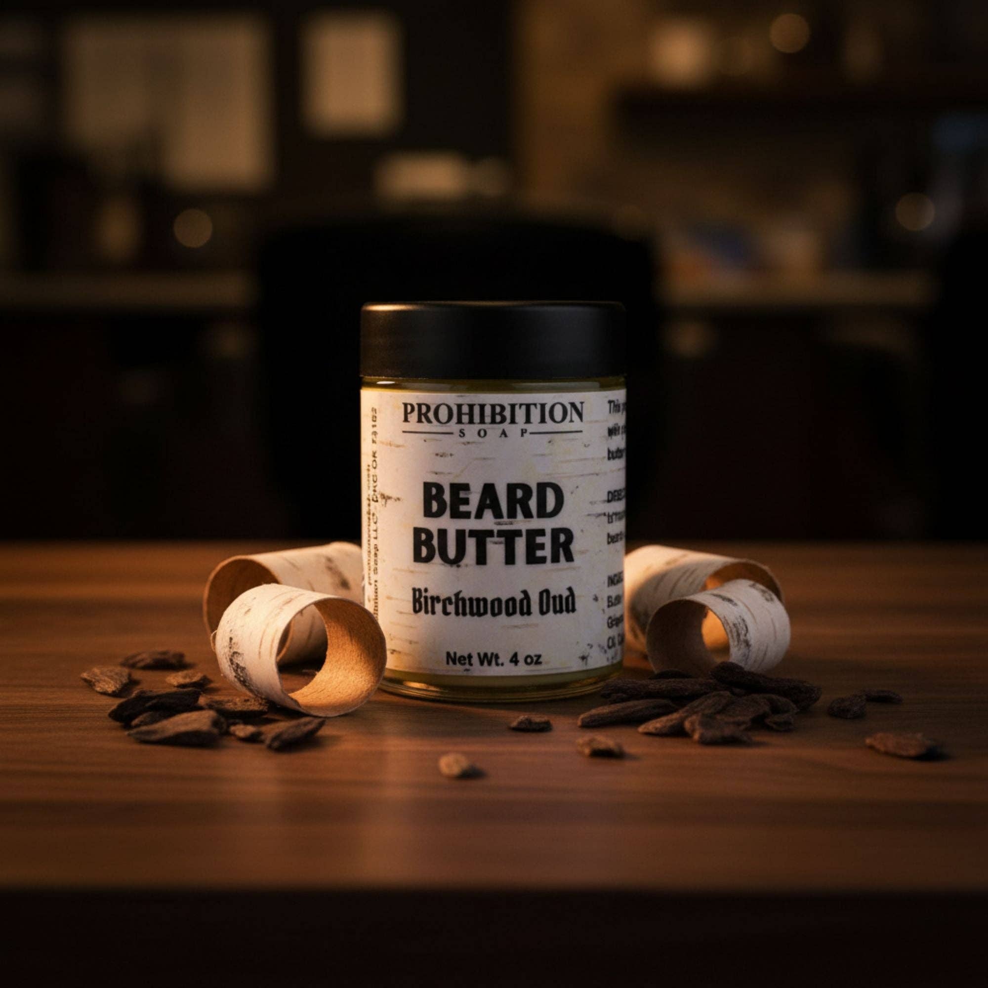 Prohibition Soap - Wholesale Beard Styling Product - Birchwood Oud Beard Butter7