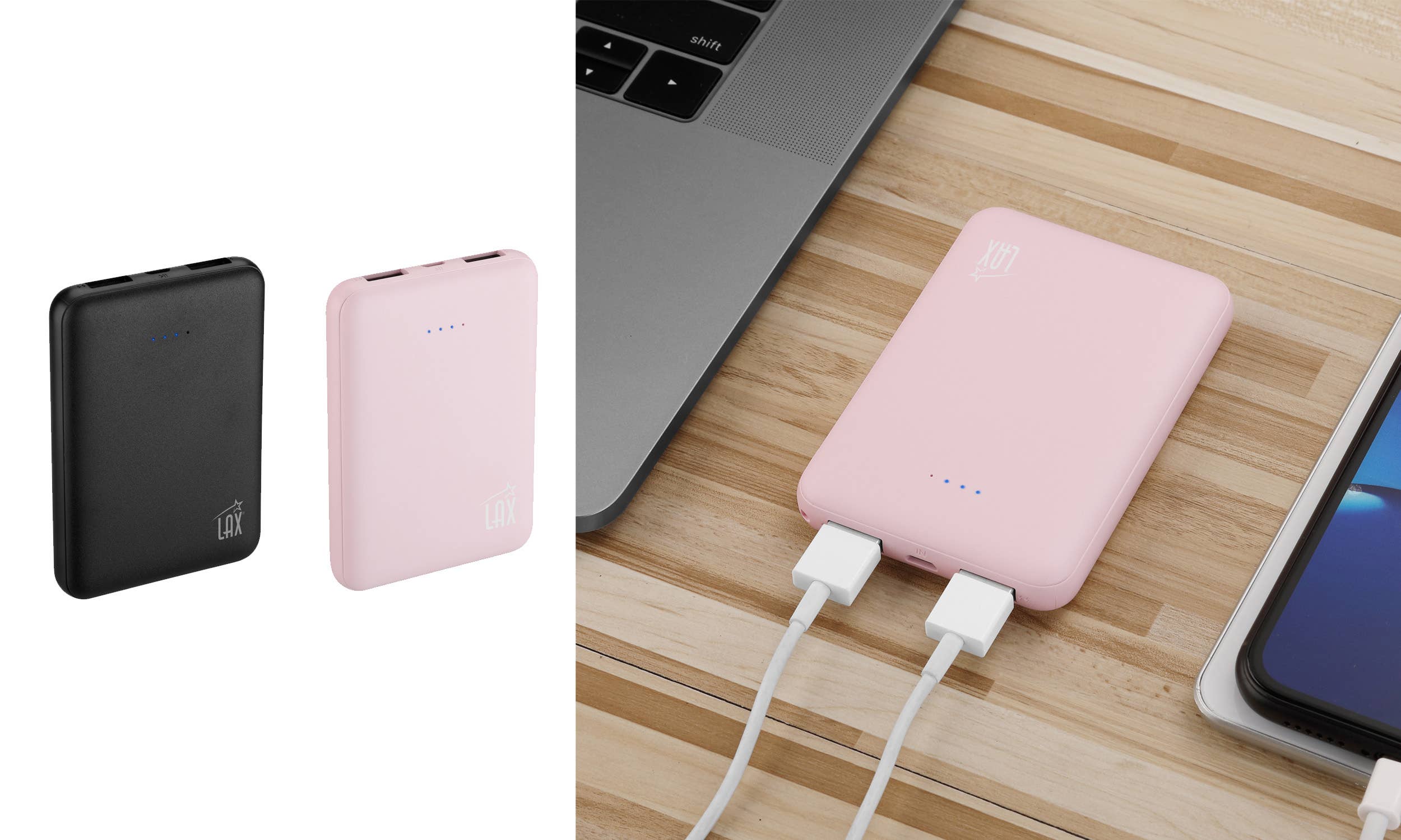 LAX Gadgets - Vendita all'ingrosso Caricatori portatili - Power Bank Ultra-Sottile e Portatile da 6600 mAh—Confezione al Dettaglio52