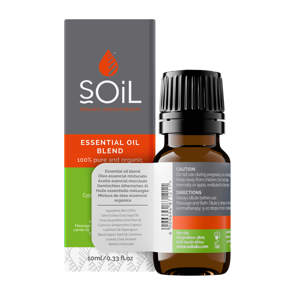 SOiL Organic Aromatherapy and Skincare - Vente Huile essentielle - Mélange d'huiles essentielles bio Energy1