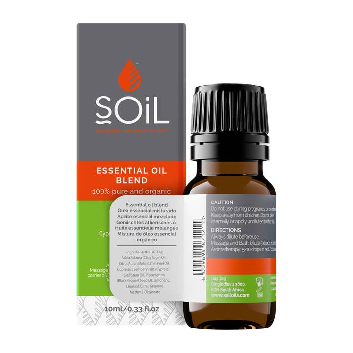 SOiL Organic Aromatherapy and Skincare - Vente Huile essentielle - Mélange d'huiles essentielles bio Energy1
