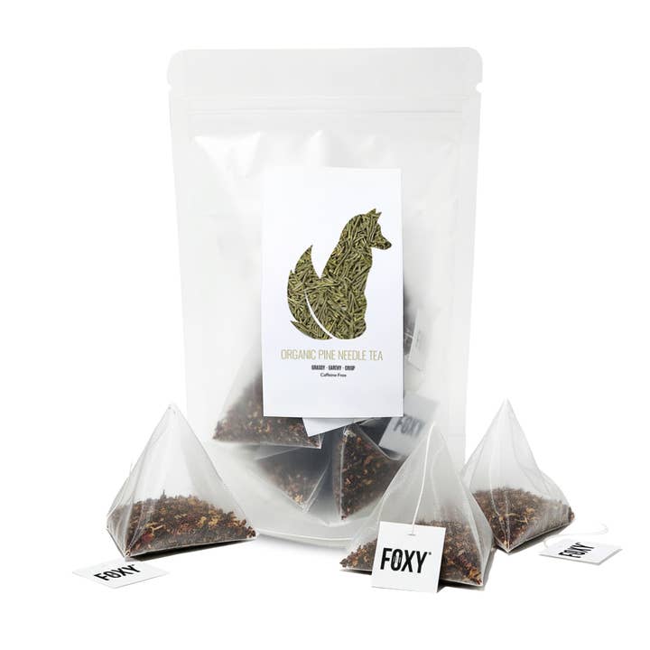 Organic Pine Needle Tea for wholesale by Foxy Tea®