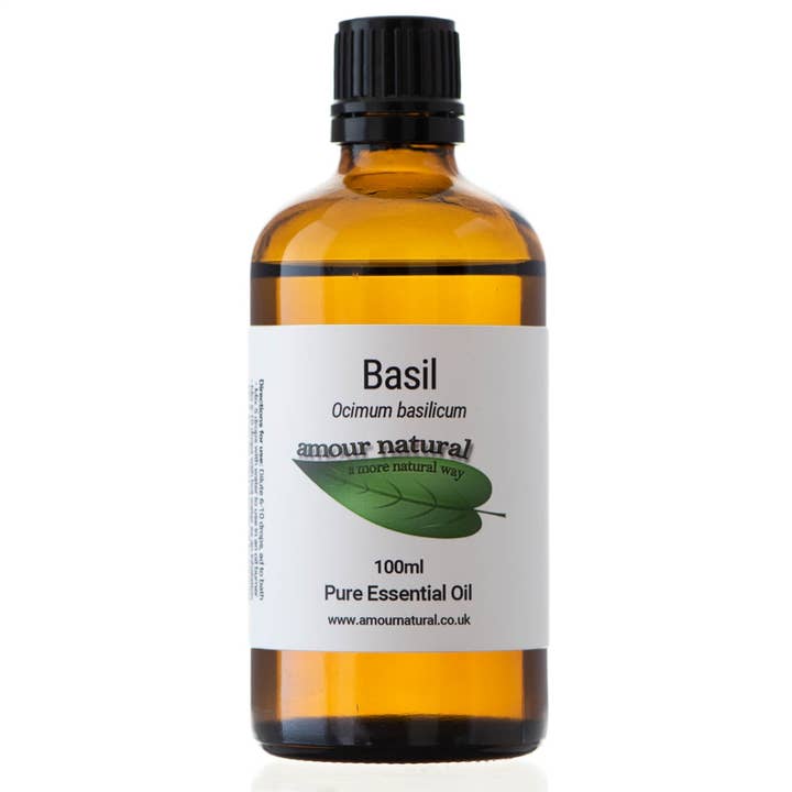 Basil Pure essential oil for wholesale by Amour Natural