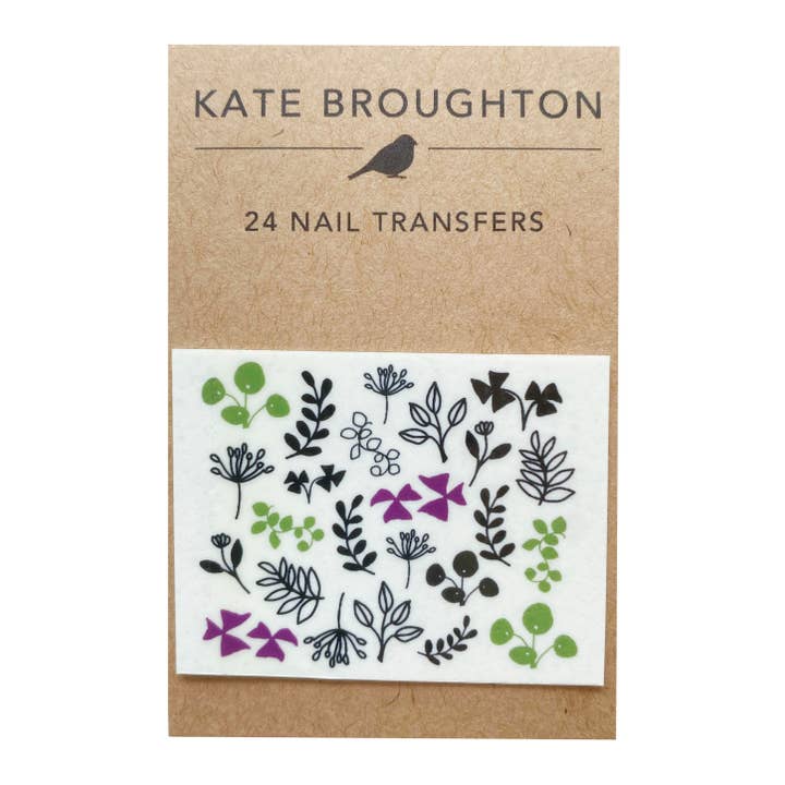 Kate Broughton - Wholesale Nail Art/Decal - Plant Nail Art Transfers5