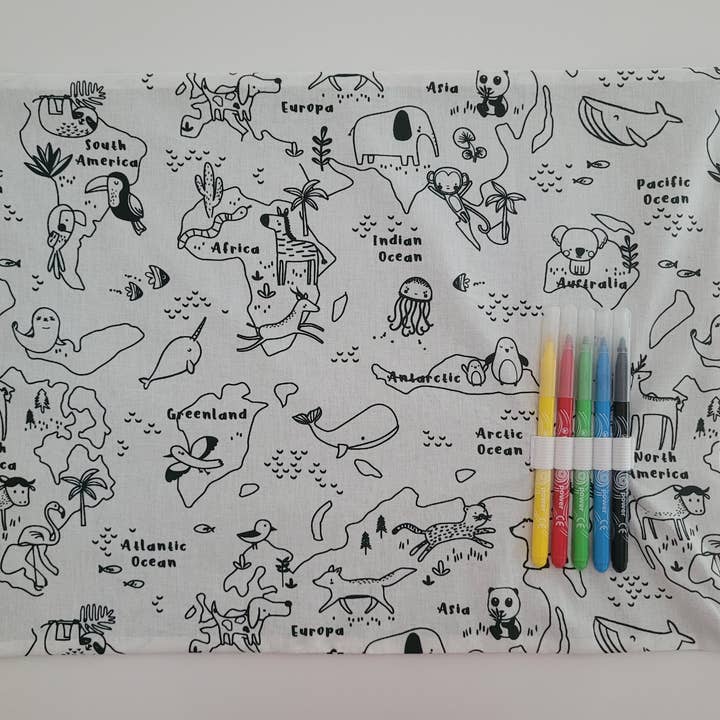 Mantel individual para colorear para venta al por mayor de Graz créa