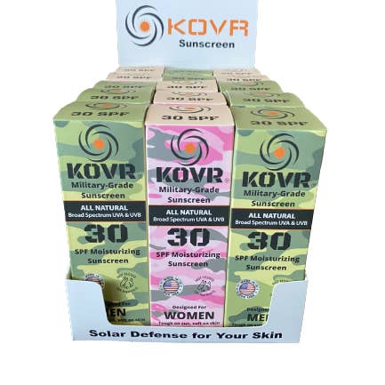 Kovr Sunscreen - Wholesale Sunscreen - KOVR All Natural Military-Grade Sunscreen Combo Pack1