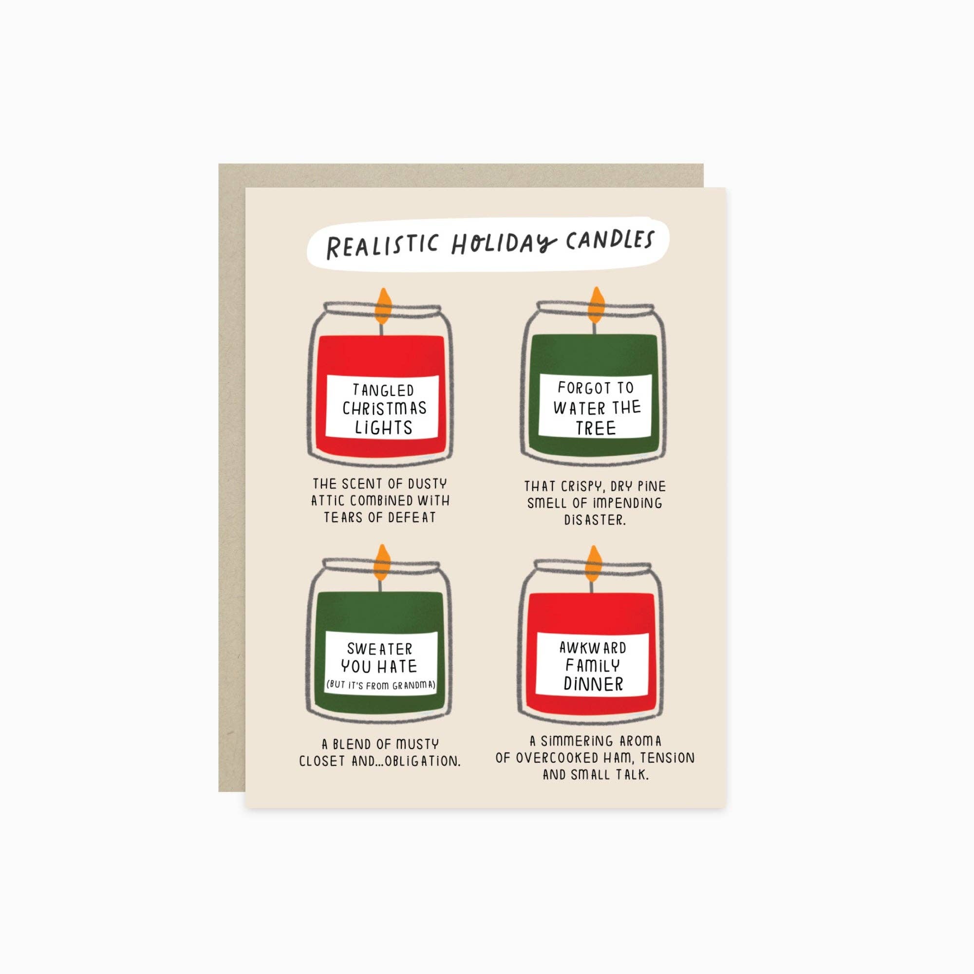Barone and Co. - Wholesale Season's Greetings Card - Holiday Candles