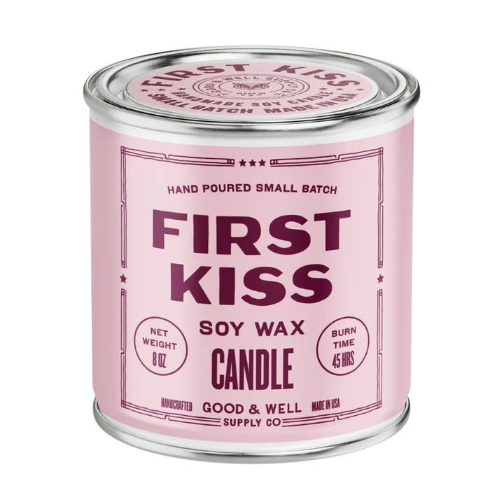 First Kiss - Valentine's Day Soy Candle for wholesale by Good & Well Supply Co.