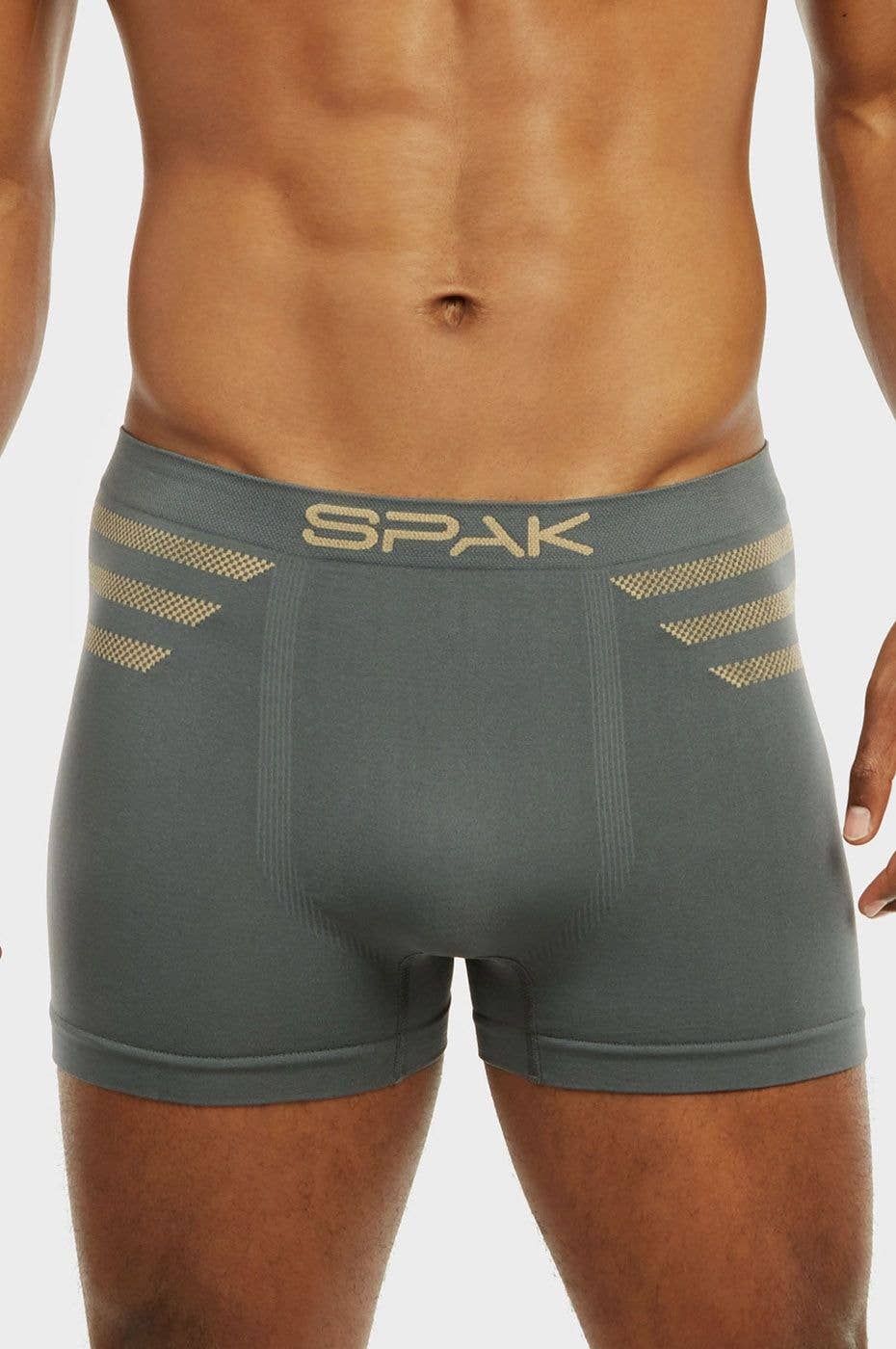 Lingerie Mart - Wholesale Underwear - Men's - Spak Men’s Seamless Boxer Briefs MSP0191